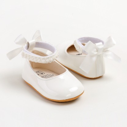 Solid Pearl Round Toe Mary Janes - image 9
