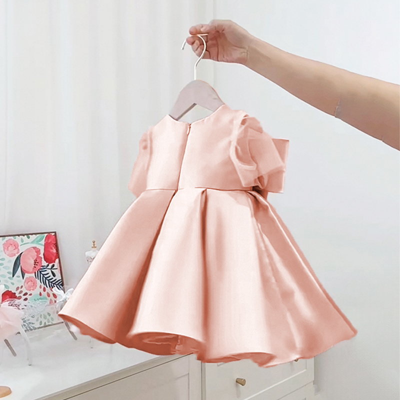 Satin Bow Sleeveless Regular Dresses - image 16