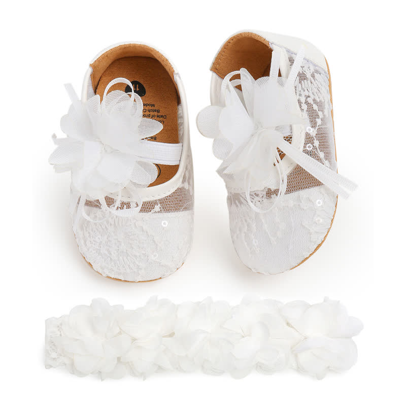 Solid Rosette Round Toe Flats - image 26