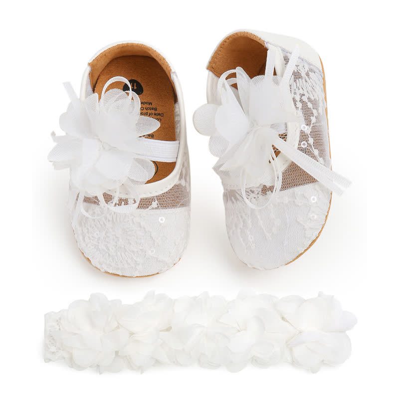 Solid Rosette Round Toe Flats - image 26