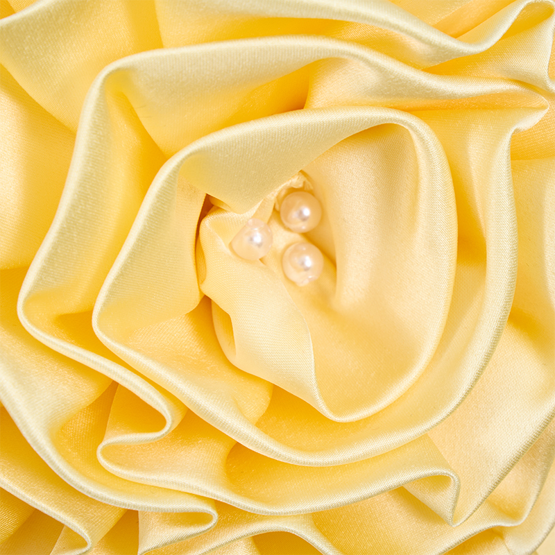 Satin Rosette Sleeveless Mid-long Dresses - image 11