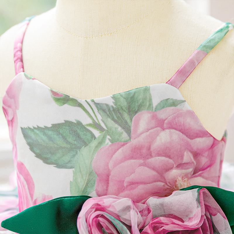 Organza Rosette Sleeveless Midi Dresses - image 4