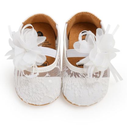 Solid Rosette Round Toe Flats - image 8