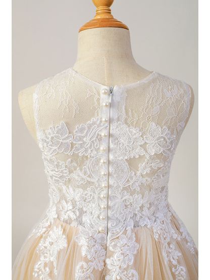 Mesh Lace Sleeveless Maxi Dresses - image 9