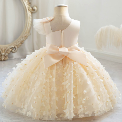 Mesh Bow Sleeveless Midi Dresses - image 11