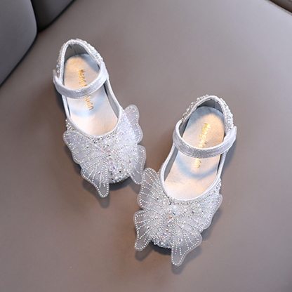 Solid Rhinestones Round Toe Mary Janes - image 9