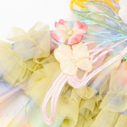 Chemical Fiber Blend Butterfly Sleeveless Midi Dresses - image 18