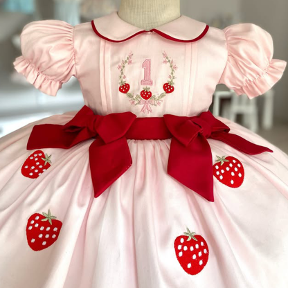 Satin Bow Short Sleeve Midi Dresses - image 10