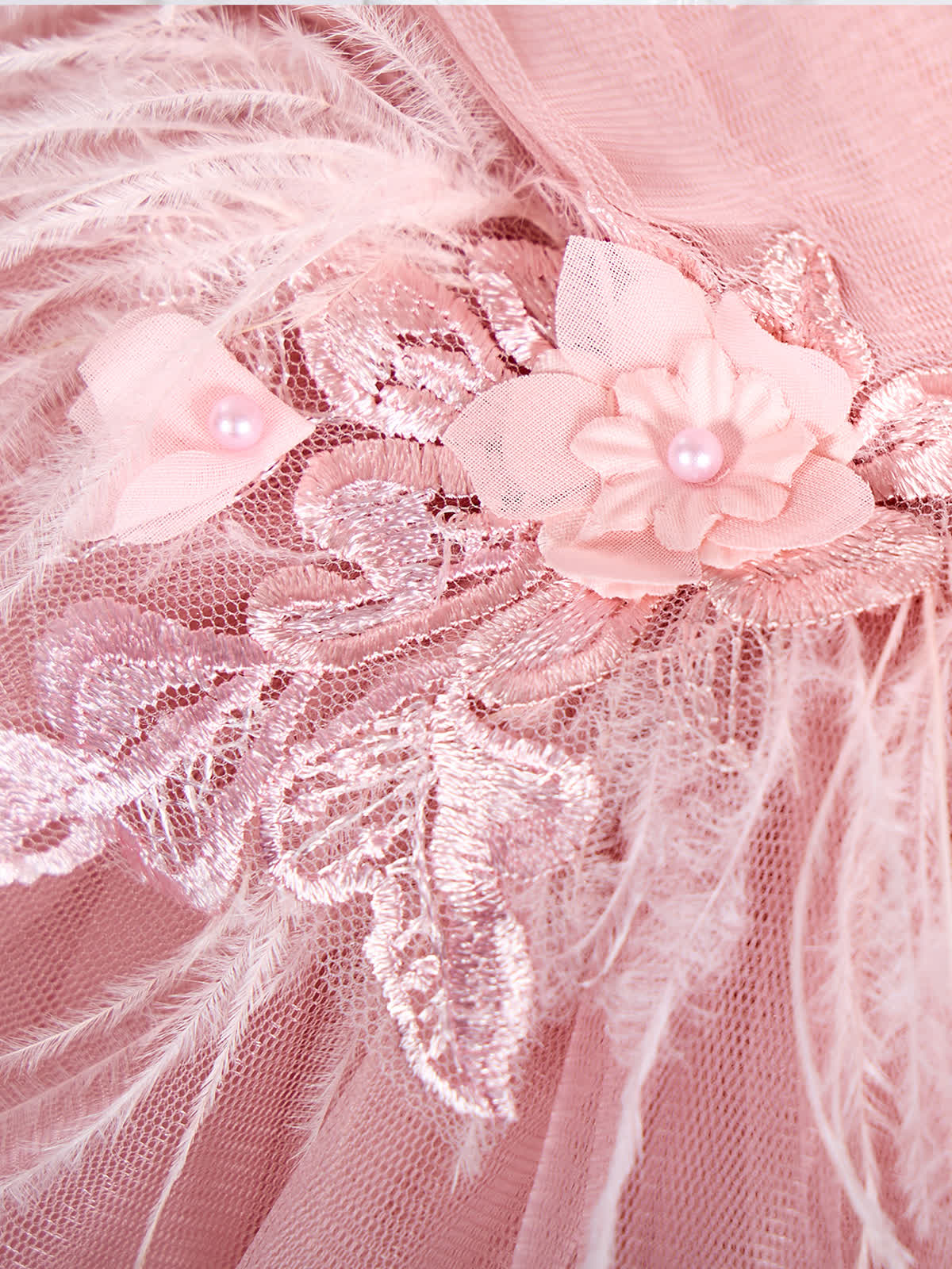Mesh Rosette Sleeveless Midi Dresses - image 9