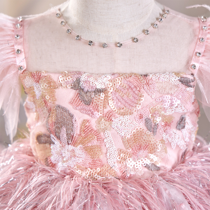 Chemical Fiber Blend Split Joint Cap Sleeves Midi Dresses - image 5