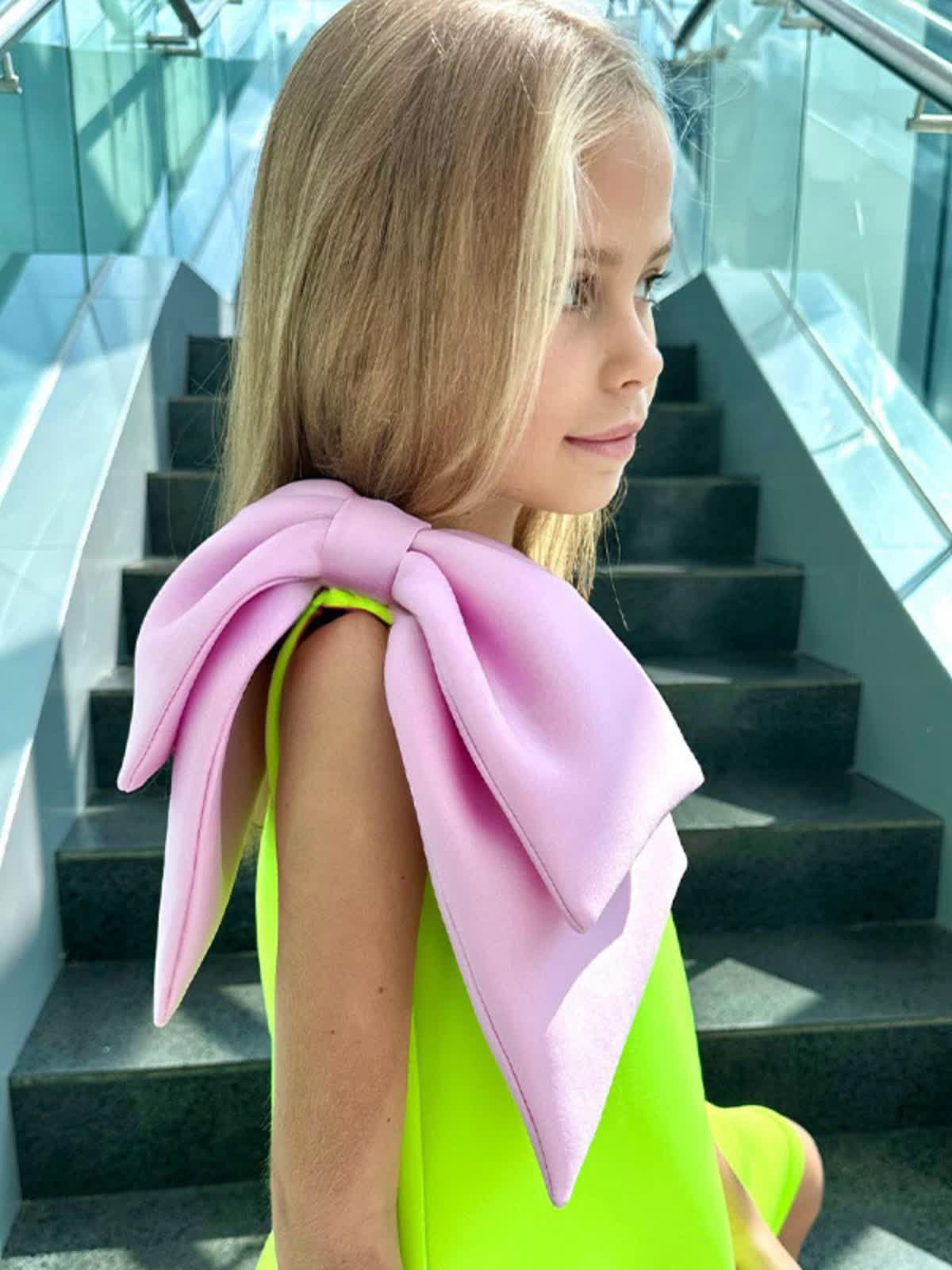 Scuba Knit Bow Sleeveless Midi Dresses - image 9