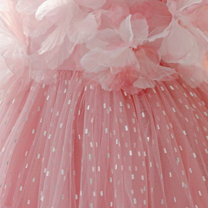 Mesh Rosette Sleeveless Midi Dresses - image 5