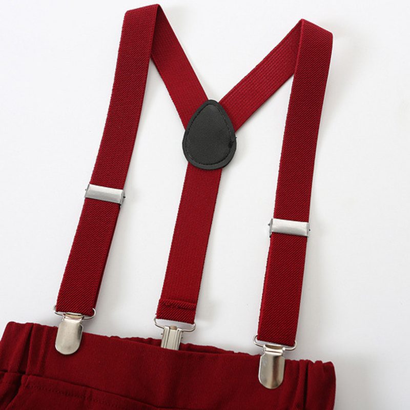 100% Cotton Cotton-Blend Bow Overalls Regular Sleeve Regular Formal Suit - image 13