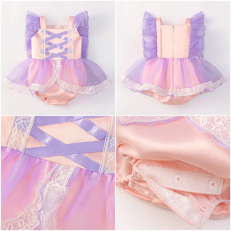 Satin Folds Lace Sleeveless Regular Bodysuit - image 7