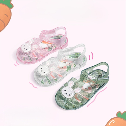 Cartoon Glitter Round Toe Sandals - image 18