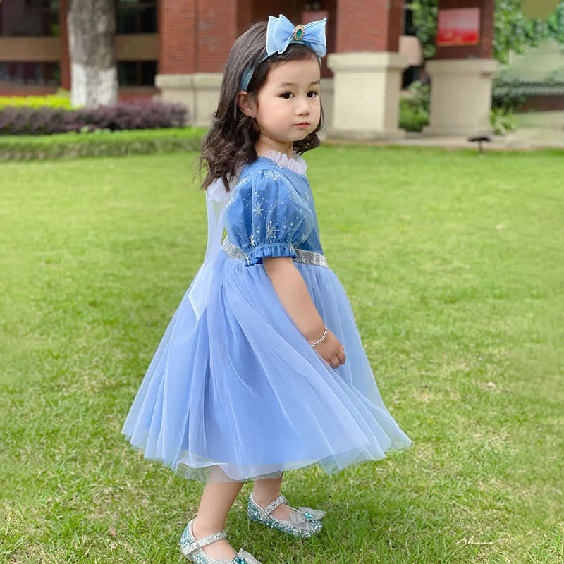 Mesh Hollow Out Short Sleeve Long Dresses - image 5