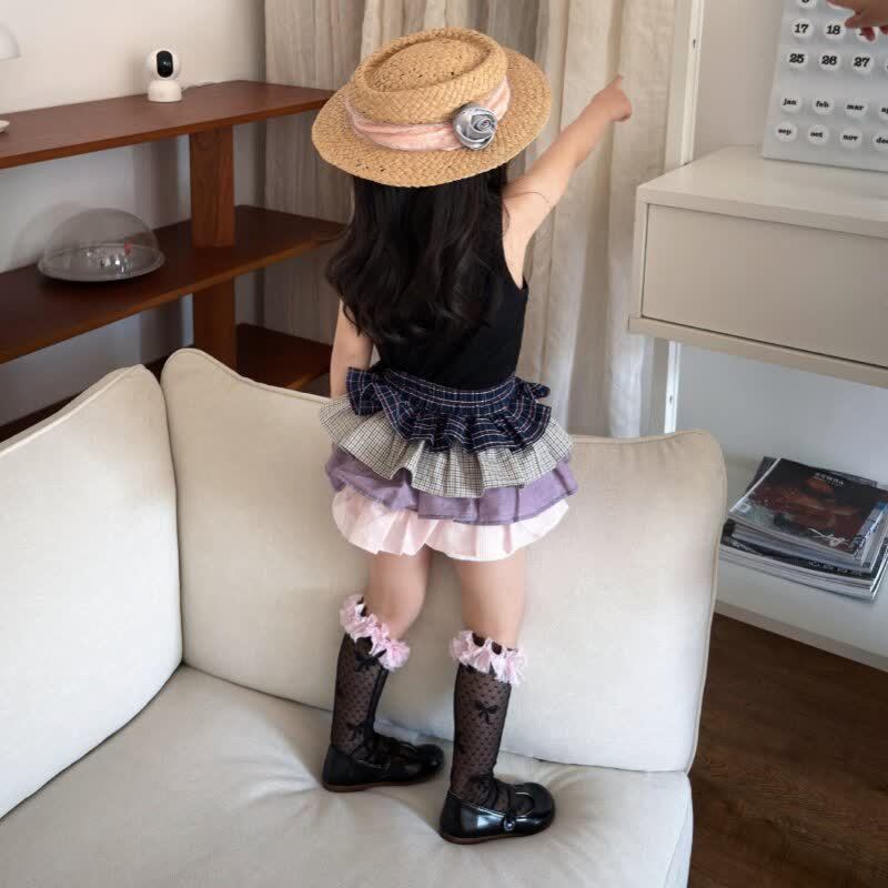 Solid Rosette Socks - image 12