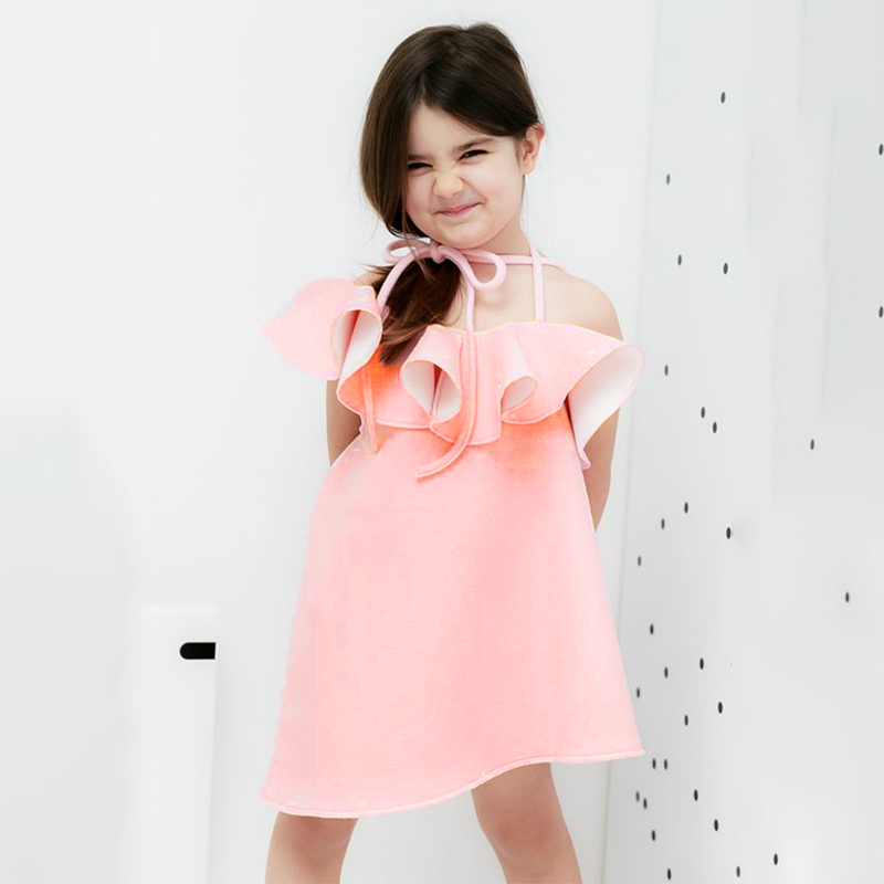 Scuba Knit Flouncing Sleeveless Regular Dresses - image 9