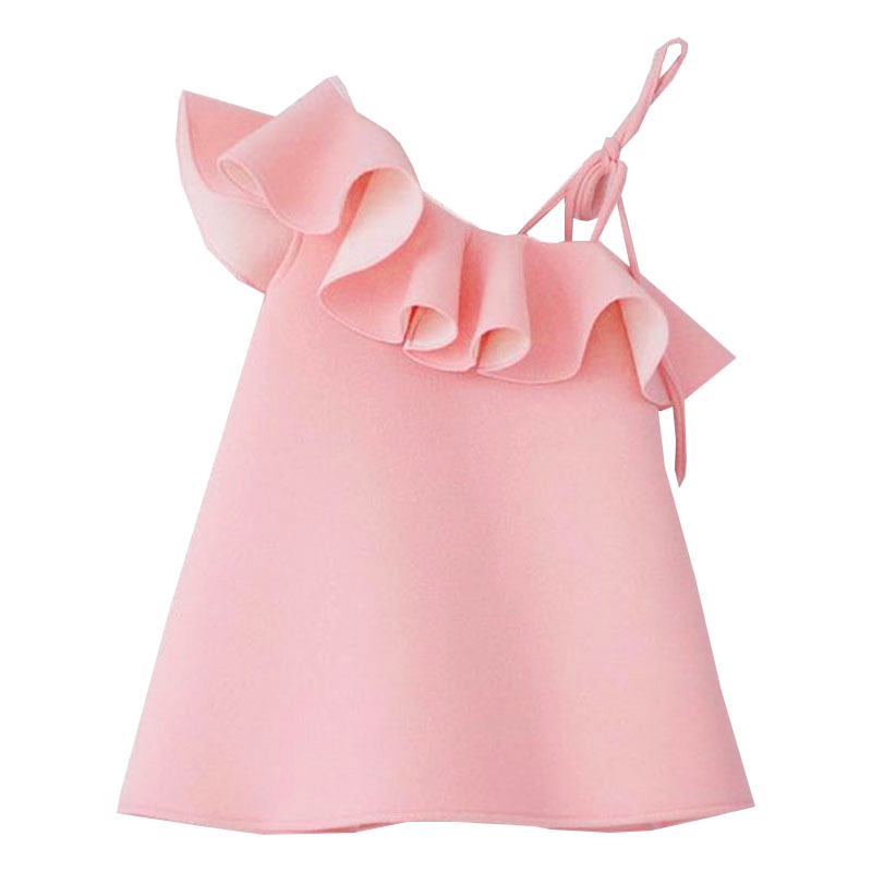 Scuba Knit Flouncing Sleeveless Regular Dresses - image 6