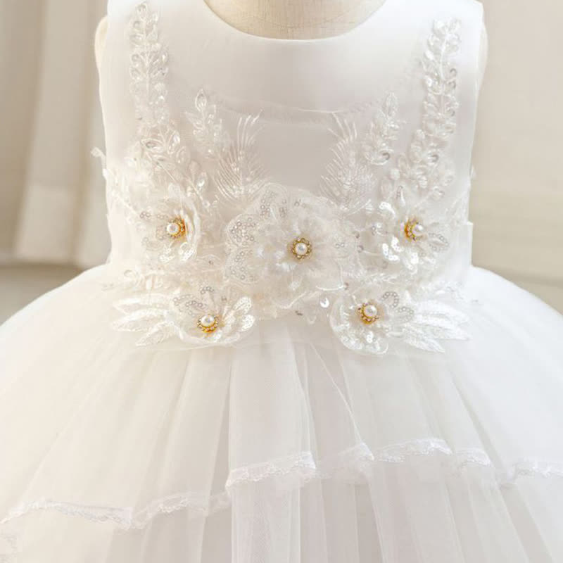 Mesh Rosette Asymmetric Sleeveless Midi Dresses - image 15