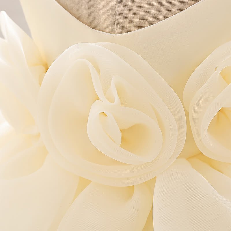 Organza Rosette Sleeveless Shorts Dresses - image 27