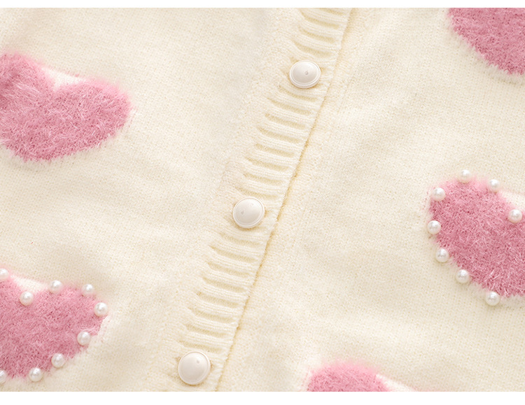 Knitting Beaded Long Sleeve Regular Two-piece Set - image 7