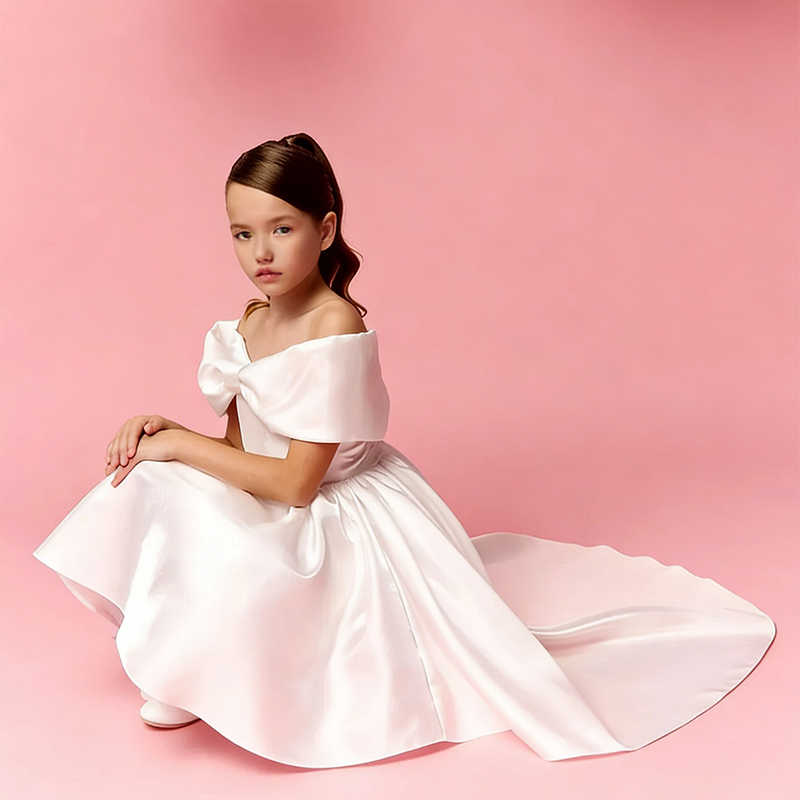 Satin Bow Sleeveless Midi Dresses - image 6