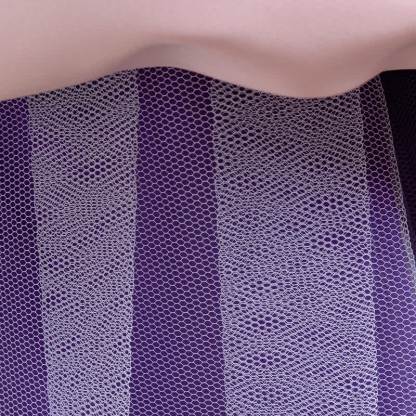 Polyester Cotton Bow Glitter Sleeveless Mid-long Dresses - image 8