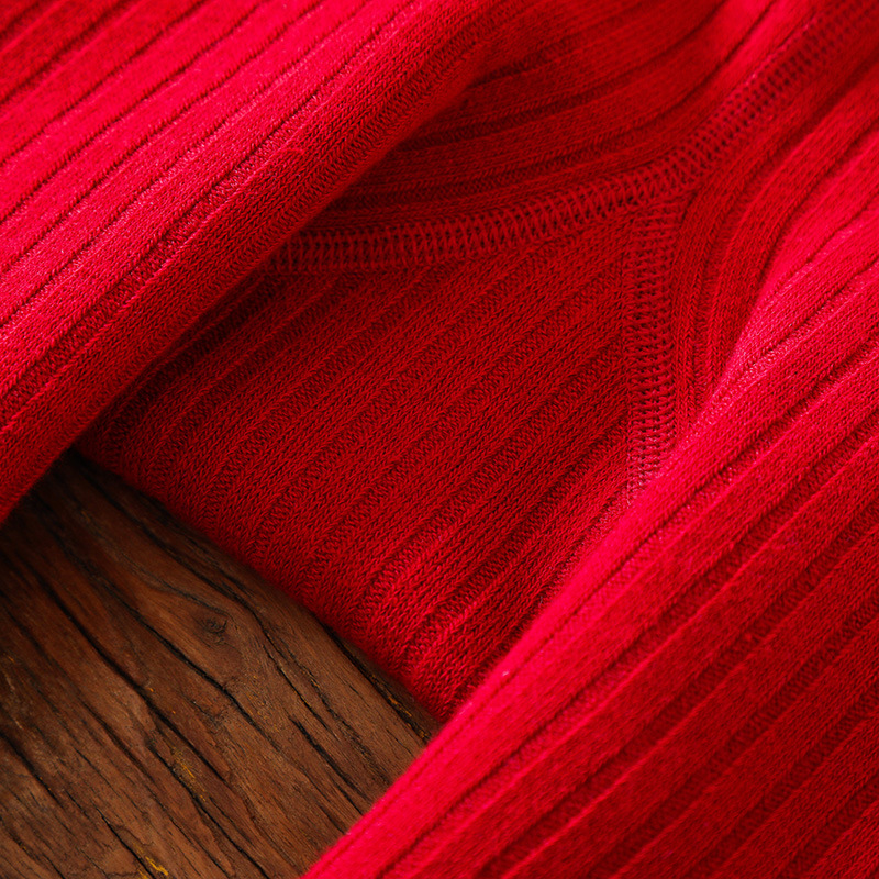 Solid With Bow Lace Thermal Leggings - image 13