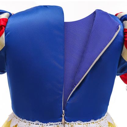 Chemical Fiber Blend Lace Binding Short Sleeve Maxi Dresses - image 6