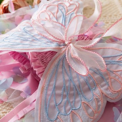 Mesh Butterfly Sleeveless Midi Dresses - image 11