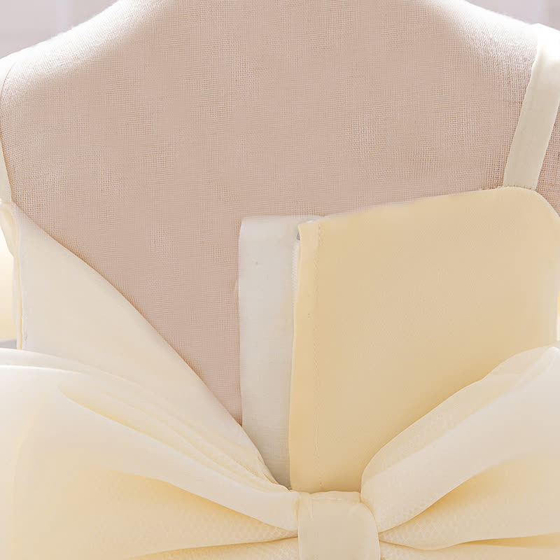 Organza Bow Rosette Maxi Dresses - image 5