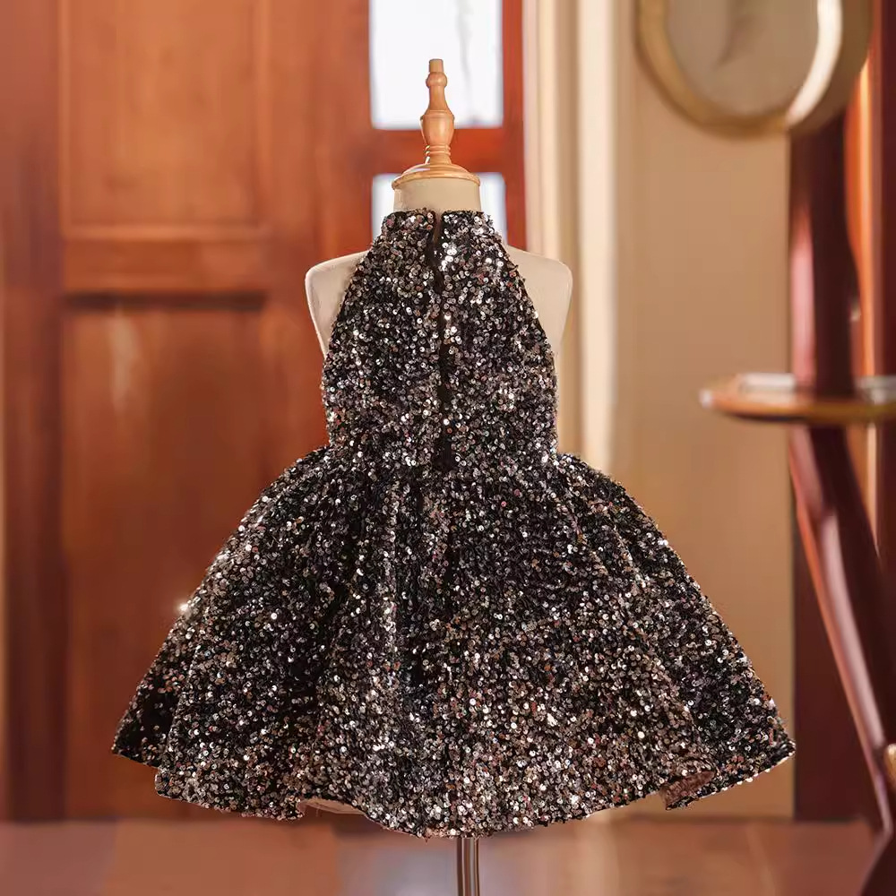 Glitter Bow Sleeveless Midi Dresses - image 3