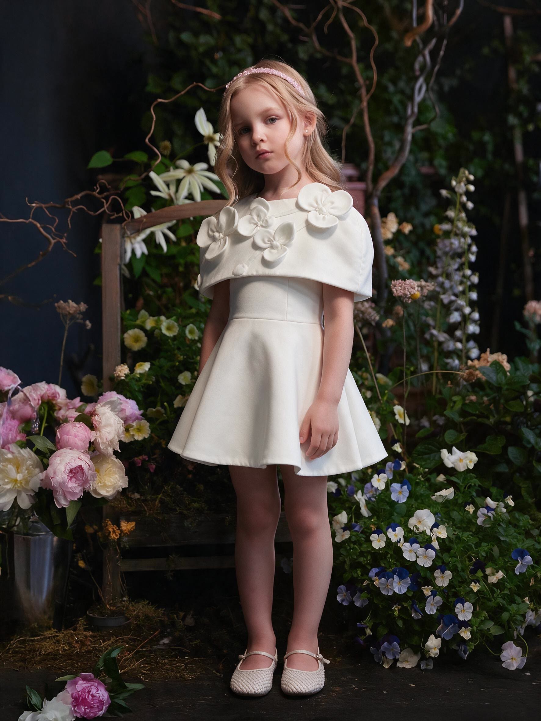 Satin Rosette Sleeveless Short Two-piece Set - image 5