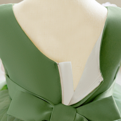 Mesh Rosette Sleeveless Midi Dresses - image 13