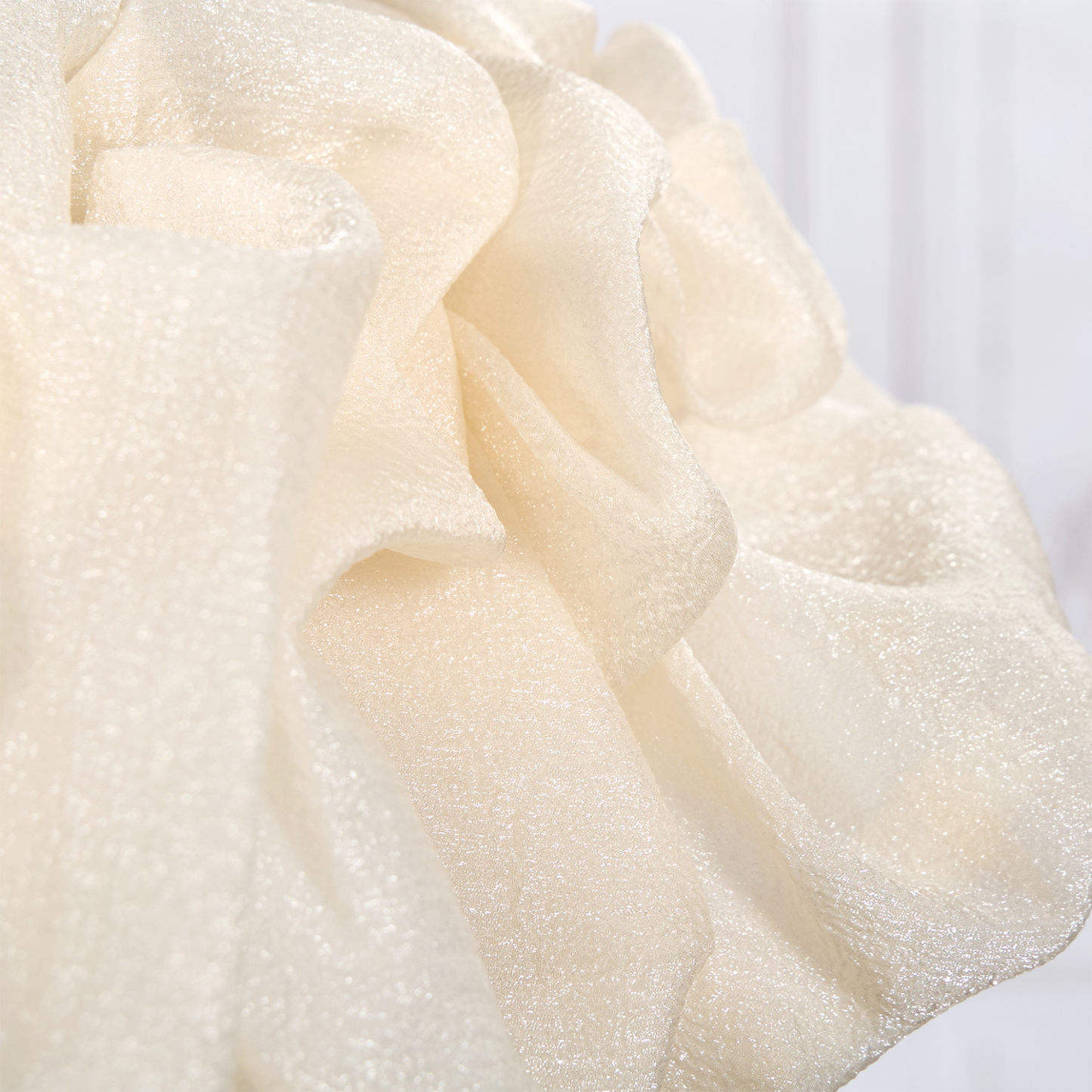 Organza Folds Short Sleeve Mid-long Dresses - image 11