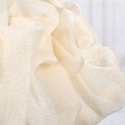 Organza Folds Short Sleeve Mid-long Dresses - image 11