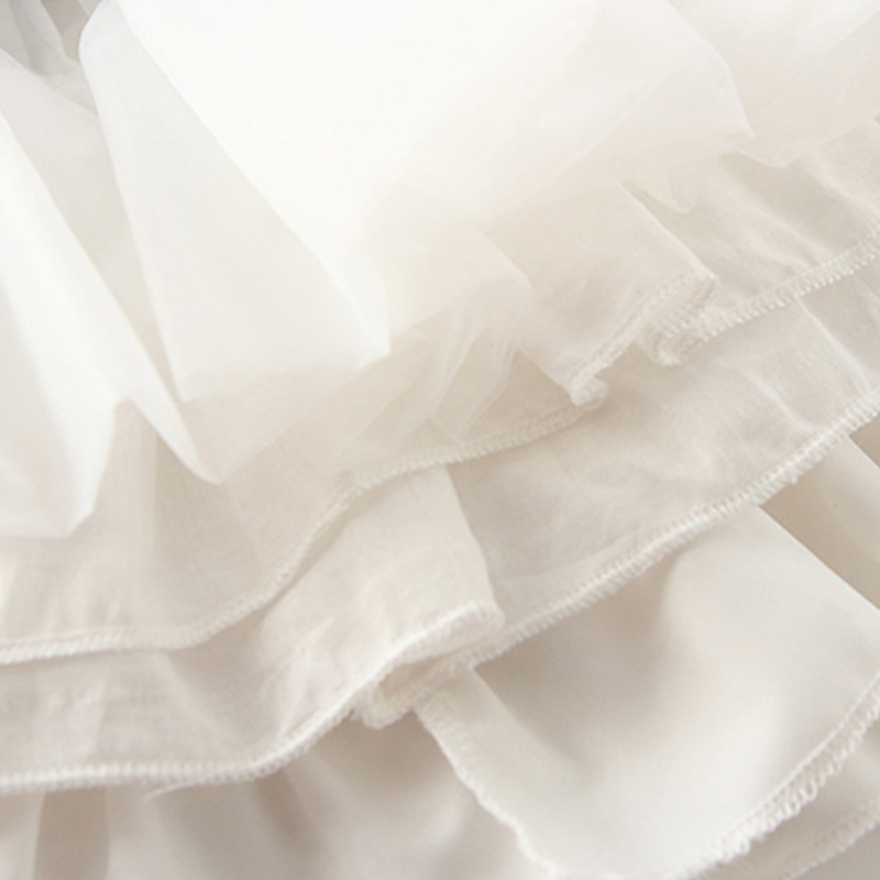 Easter Polyeste Lace Edge Long Sleeve Short Dresses - image 11