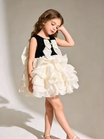 Organza Bow Sleeveless Midi Dresses - image 4