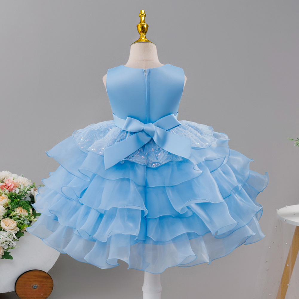Organza Split Joint Bow Sleeveless Midi Dresses - image 8