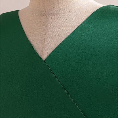 Satin & Mesh Bow Sleeveless Maxi Dresses - image 22