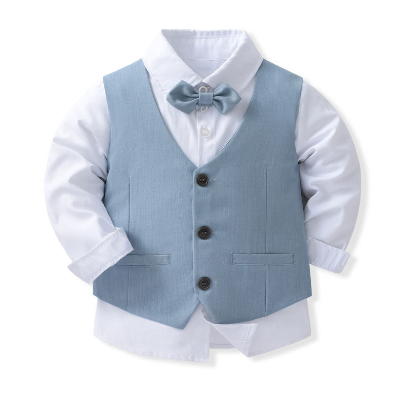 [Archive Sale] 100% Cotton Bow Regular Sleeve Formal Suit - image 3
