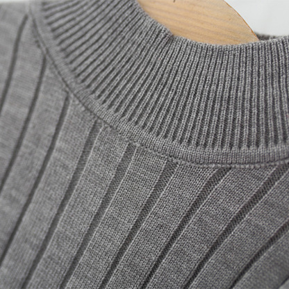 [Archive Sale] Velvet Feather-trimmed Fleece Long Sleeve Mid-long Two-piece Set - image 7