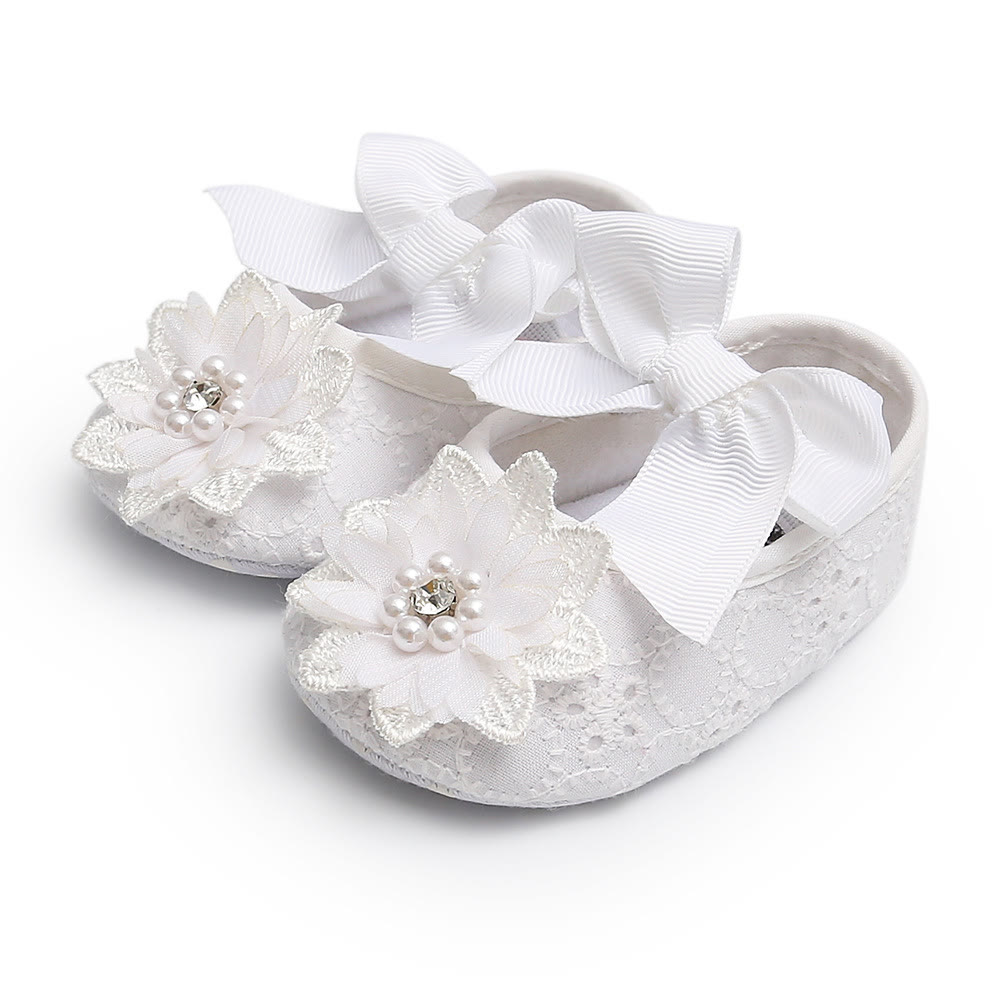 Solid Bow Rosette Round Toe Flats  - image 15