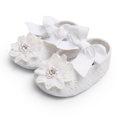 Solid Bow Rosette Round Toe Flats  - image 15