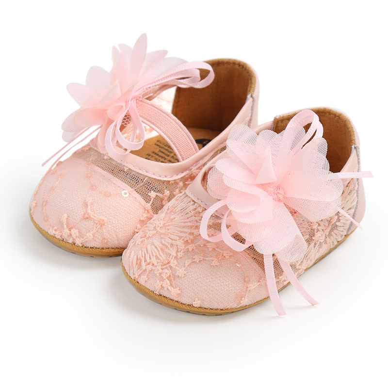 Solid Rosette Round Toe Flats - image 13