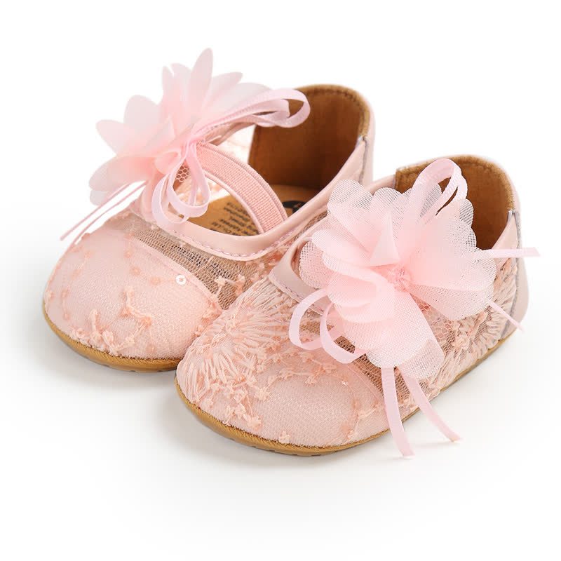 Solid Rosette Round Toe Flats - image 13