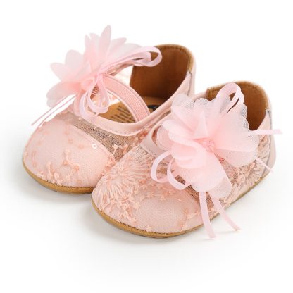 Solid Rosette Round Toe Flats - image 13