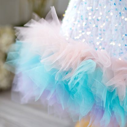 [Archive Sale] Glitter Feather Sleeveless Midi Dresses - image 5