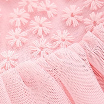 Cotton Lace Folds Long Sleeve Regular Bodysuit - image 7